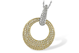 K225-66443: NECK 1.64 YELLOW DIAS 1.90 TW