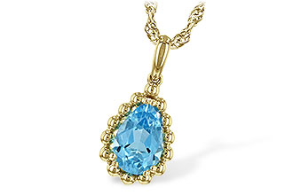 K225-67352: NECKLACE 1.55 CT BLUE TOPAZ