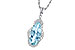 K226-60034: NECK 3.97 AQUAMARINE 4.20 TGW