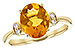 K226-61907: LDS RG 2.04 CITRINE 2.10 TGW (10x8MM CIT)