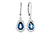 K309-34634: EARR 1.48 TW LONDON BLUE TOPAZ 1.63 TGW