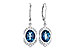 K309-35525: EARR 2.45 LONDON BLUE TOPAZ 2.64 TGW