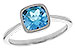 K310-24552: LDS RG 1.45 CT SWISS BLUE TOPAZ