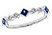 K311-13643: LDS WED RG .25 SAPPHIRE .30 TGW