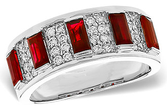 K311-13725: LDS WED RG 1.40 TW RUBY 1.69 TGW