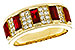 K311-13725: LDS WED RG 1.40 TW RUBY 1.69 TGW