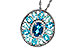 K311-15525: NECK 3.02 TW BLUE TOPAZ 3.10 TGW (7x5MM LBT CTR)