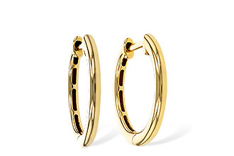 K311-16380: GOLD EARRINGS (16MM)