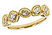 K311-16443: LDS DIA WED RG .34 TW FANCY CUT DIAS