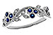 K311-17280: LDS WED RG .23 SAPPHIRE .29 TGW