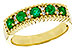 K311-17352: LDS WED RG .48 TW EMERALD .60 TGW