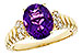 K312-00025: LDS RG 2.12 AMETHYST 2.26 TGW (10x8MM AMY)