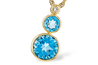 K312-00034: NECK 2.63 BLUE TOPAZ 2.65 TGW (5MM / 8MM BT)