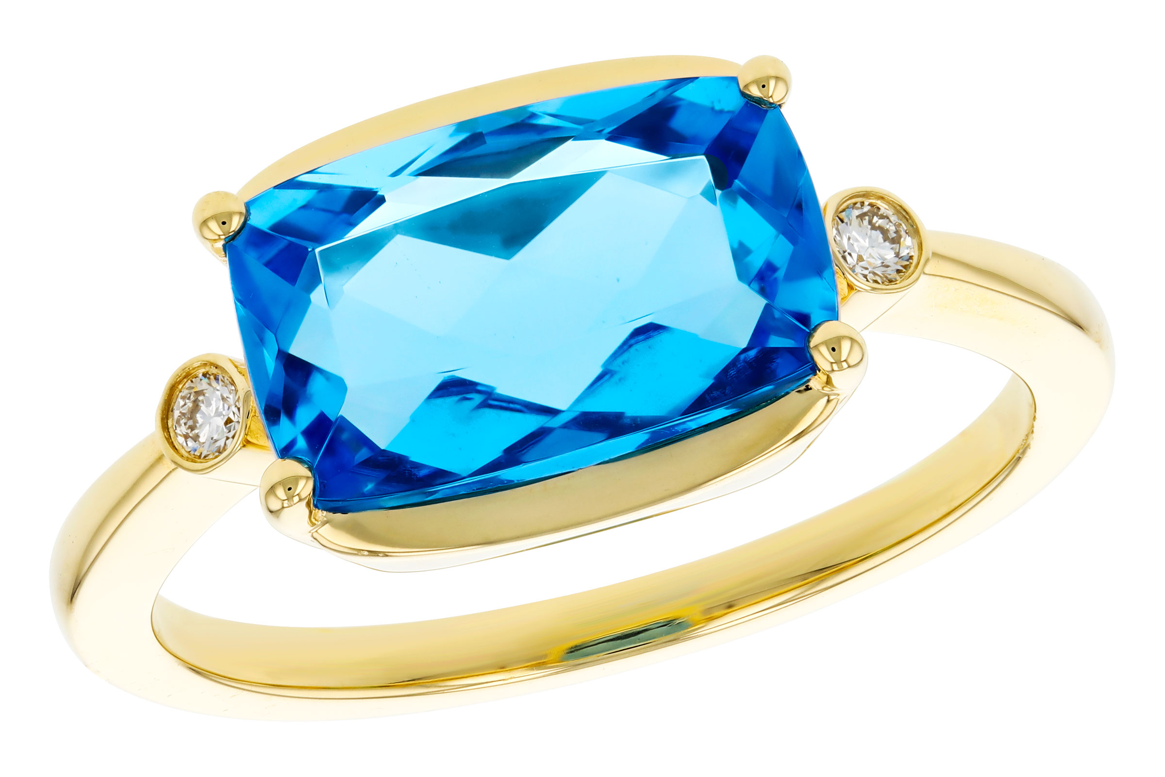 K312-01834: LDS RG 2.88 BLUE TOPAZ 2.92 TGW (11x7MM BT)