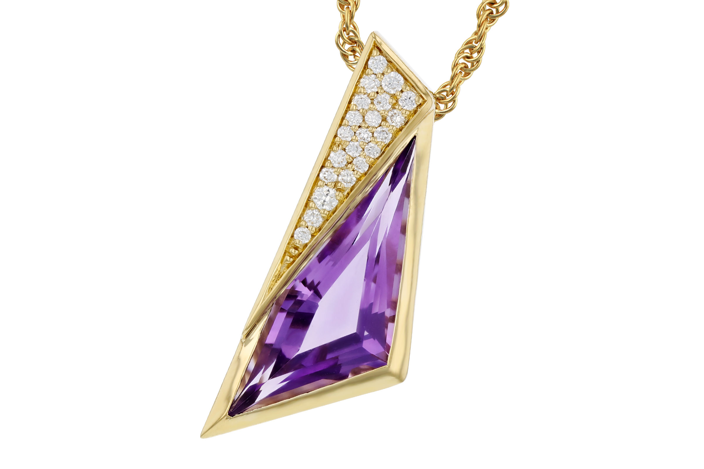 K312-01880: NECKLACE 2.24 AMETHYST 2.33 TGW