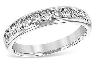 L129-32798: LDS WED RG .50 TW (10 STONES)