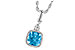 L222-97316: NECK 1.03 BLUE TOPAZ 1.05 TGW