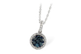 L223-86380: NECK .32 BLUE DIAS .54 TW