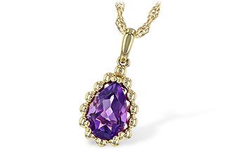 L225-67343: NECKLACE 1.06 CT AMETHYST