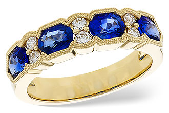 L225-71898: LDS WED RG 1.72 SAPPHIRE 1.90 TGW (5x4MM SAPP)