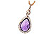 L225-71907: NECK 3.91 AMETHYST 4.10 TGW