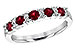 L226-55543: LDS WED RG .66 RUBY .83 TGW