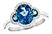 L226-60061: LDS RG 3.04 TW LONDON BLUE TOPAZ 3.20 TGW