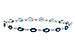 L226-60089: BRACELET 7.20 LONDON BLUE TOPAZ 7.36 TGW