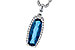 L226-61825: NECK 1.58 LONDON BLUE TOPAZ 1.70 TGW