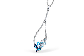 L309-30952: NECK .82 BLUE TOPAZ 1.05 TGW