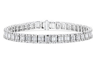 L310-20061: BRACELET 2.72 TW BAGUETTES 4.10 TW