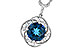 L310-20980: NECK 2.90 LONDON BLUE TOPAZ 3.05 TGW (9MM LBT)