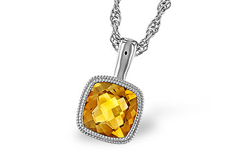 L310-24552: NECKLACE .75 CT CITRINE