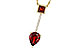 L311-10925: NECKLACE 2.15 GARNET 2.20 TGW