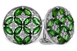 L311-11834: EARRINGS 1.66 TW EMERALD 1.96 TGW