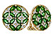 L311-11834: EARRINGS 1.66 TW EMERALD 1.96 TGW