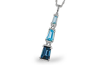 L311-12761: NECKLACE 2.60 TW BLUE TOPAZ 2.65 TGW