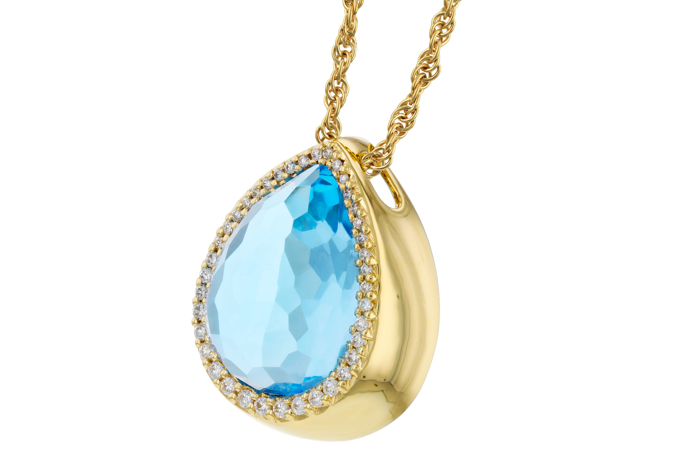 L312-00989: NECK 5.78 LONDON BLUE TOPAZ 5.92 TGW (14x10MM)