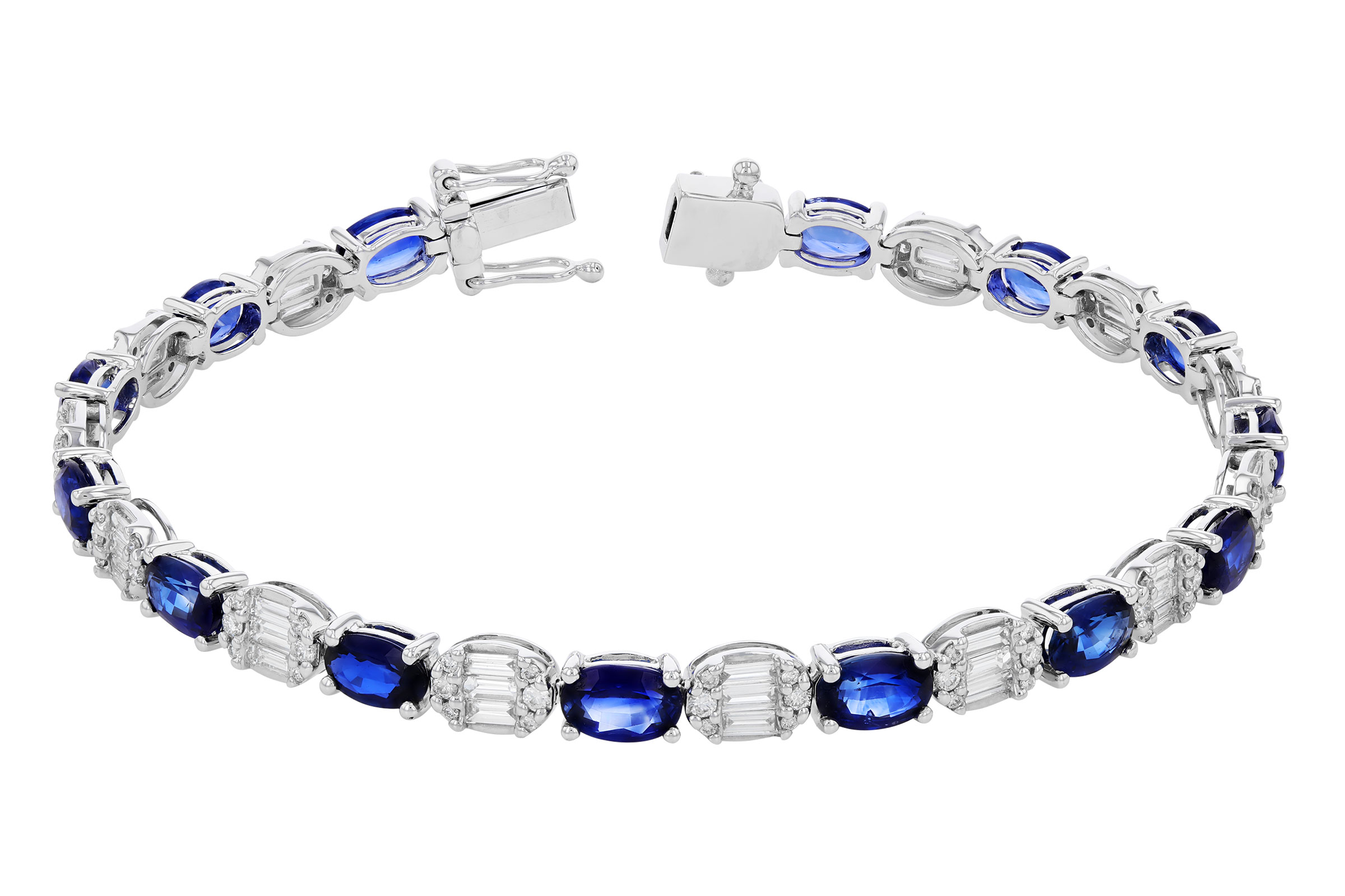 L312-00998: BRACELET 7.28 TW SAPPHIRE 8.98 TGW (7")
