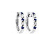 M037-48207: EARRINGS .17 SAPP .26 TGW