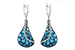 M223-86389: EARR 6.86 BLUE TOPAZ 7.05 TGW