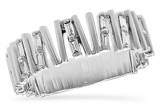 M226-59107: LDS DIA WED RG .24 TW BAGUETTES