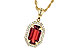 M226-60061: NECK 1.66 GARNET 1.75 TGW