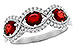 M309-30970: LDS WED RG 1.10 TW RUBY 1.35 TGW (6x4MM RUBY)