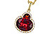 M309-34625: NECK 3.02 TW GARNET 3.16 TGW