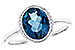 M310-21889: LDS RG 1.90 TW LONDON BLUE TOPAZ 1.93 TGW(9x7 LBT)