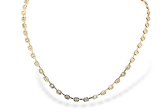M310-22770: NECKLACE 2.05 TW BAGUETTES (17 INCHES)