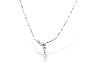 M310-24589: NECKLACE 1.22 TW FANCY CUT DIAMONDS (18")