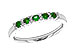 M310-25525: LDS WED RG .20 EMERALD .27 TGW