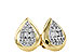 M310-26389: EARRINGS .09 BAG .18 TW